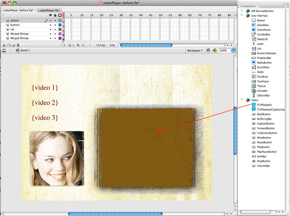 Flash Video player
