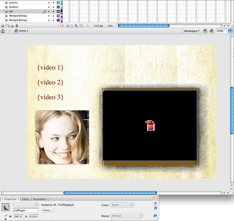 Flash Video player