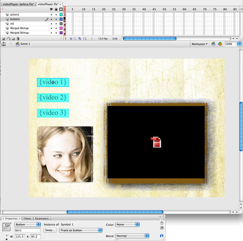 Flash Video player